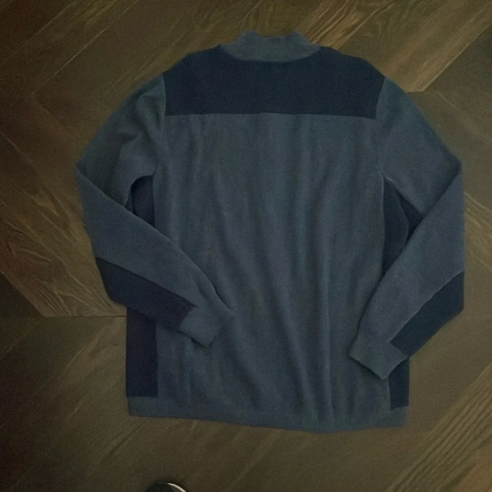 Vineyard Vines Men's Pullover Quarter Zip Sweater Navy L